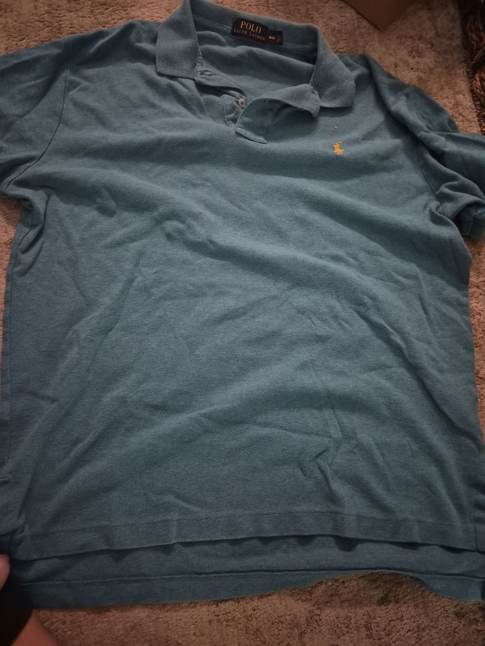 Lot Of 2 Polo by Ralph Lauren Teal & Purple Short-Sleeve Classic Polo